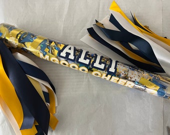 REAL⇔FAKE SPECIAL EVENT Cheers,Big ears… Custom Glitter/confetti-filled Spirit Stick; Football Games