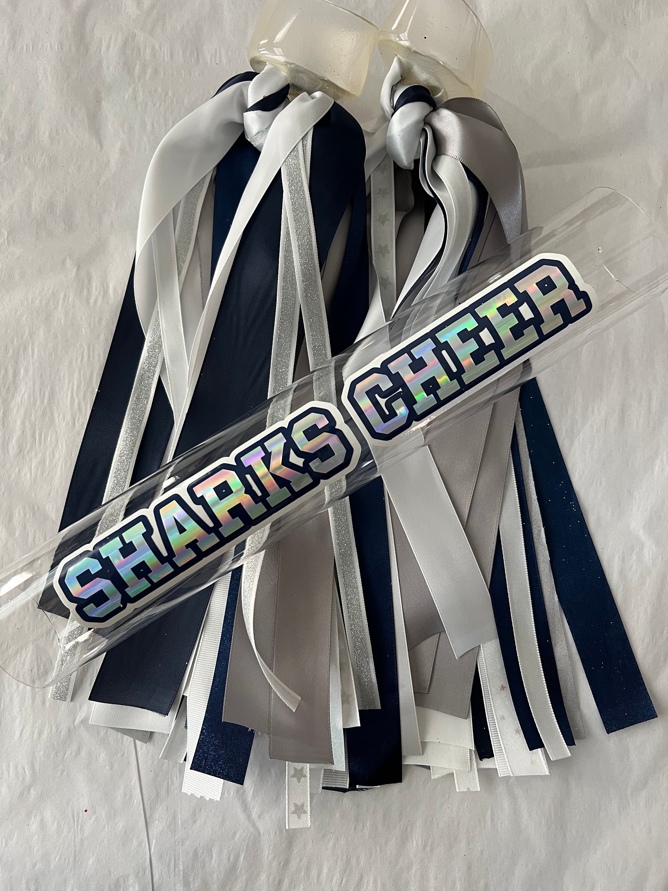 Custom, Fillable Cheer Spirit Stick; fill with candy, etc.! Football games, cheer comps, rallies, camps, gifts - all sports! Four sizes!