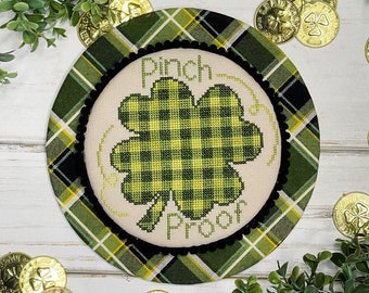 Pinch Proof  |  Gingham & Plaid Series  |  Cross Stitch Pattern Download