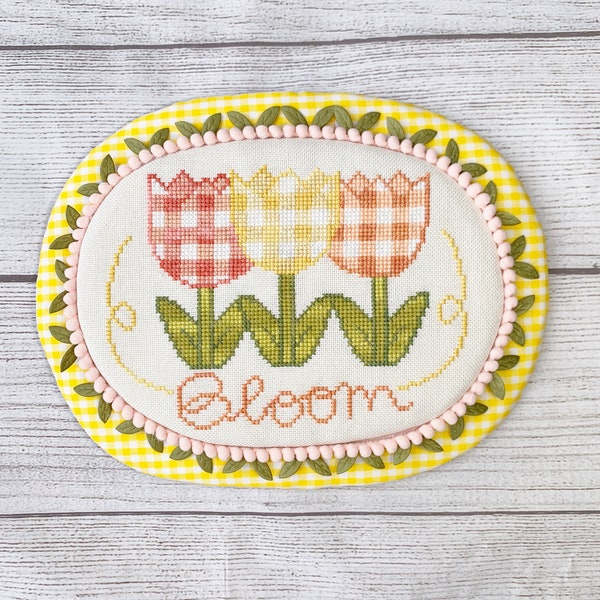 Cross Stitch Gingham Etsy