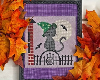 The Gatekeep-purr  |  The Meow The Merrier  |  Cross Stitch Pattern Download