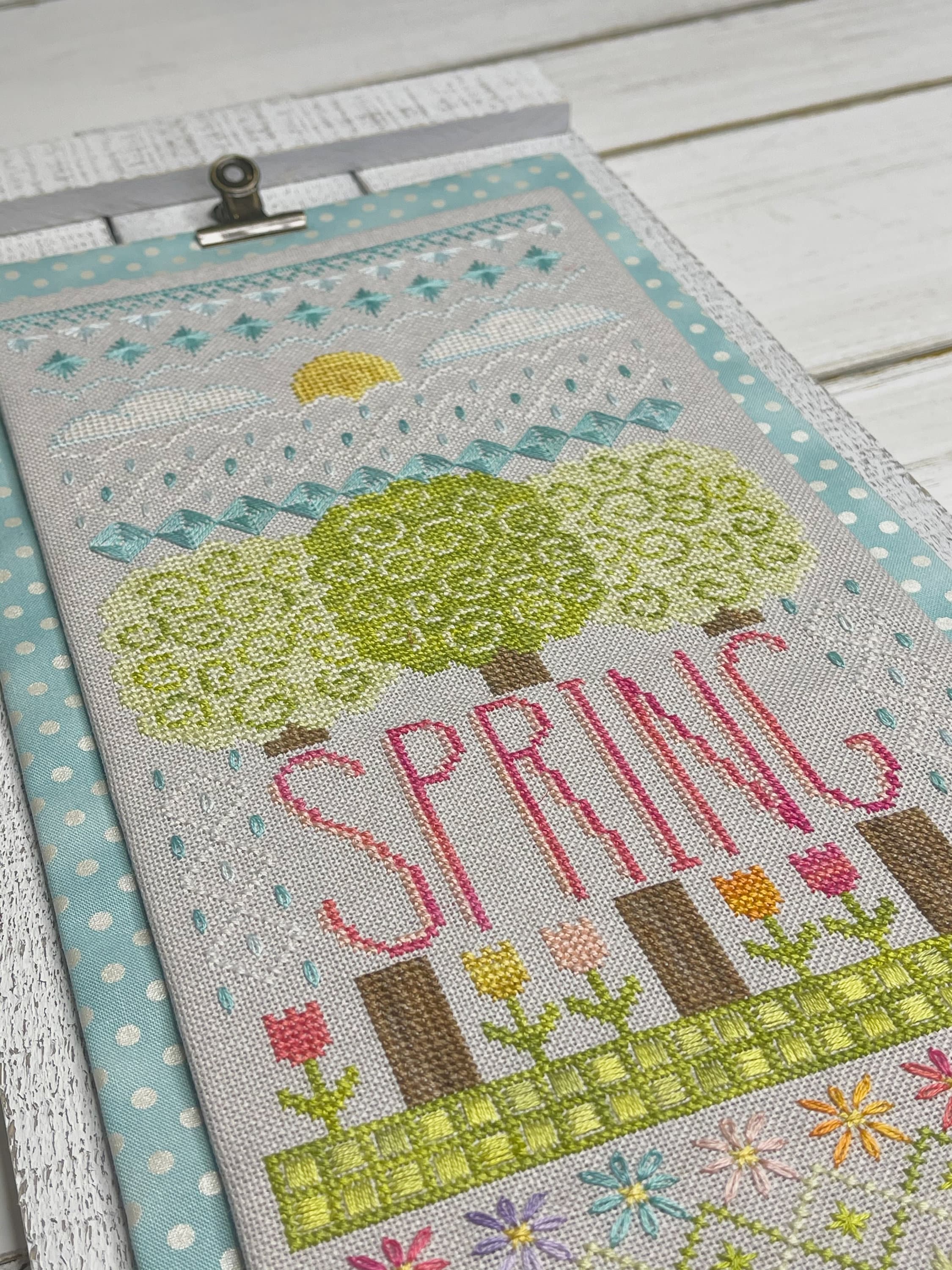 A Sampling of Spring | Sampler Cross Stitch Pattern Download - Etsy