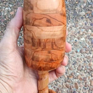 1 Very-Limited Edition Egypt Inspired Cup Goblet Chalice Grail Cup personalized sacred olive wood nashville Christian communion Holy Land