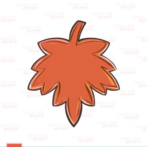 Fall Leaf Door Hanger Template | Digital Download | svg | pdf | png | jpeg | cut file | fall | hand lettered image 1