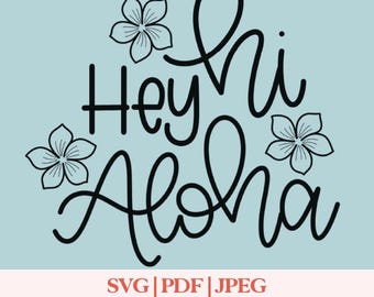 Aloha SVG PNG | Summer Fun Designs