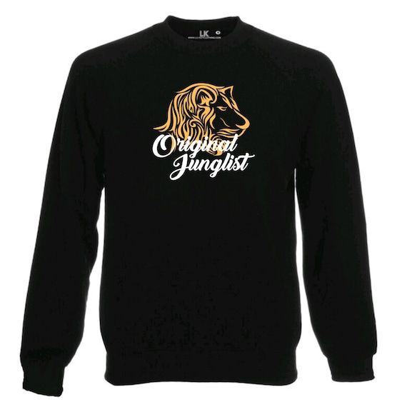 Original Junglist Lion Sweatshirt Drum and Bass Jungle Jumper Etsy