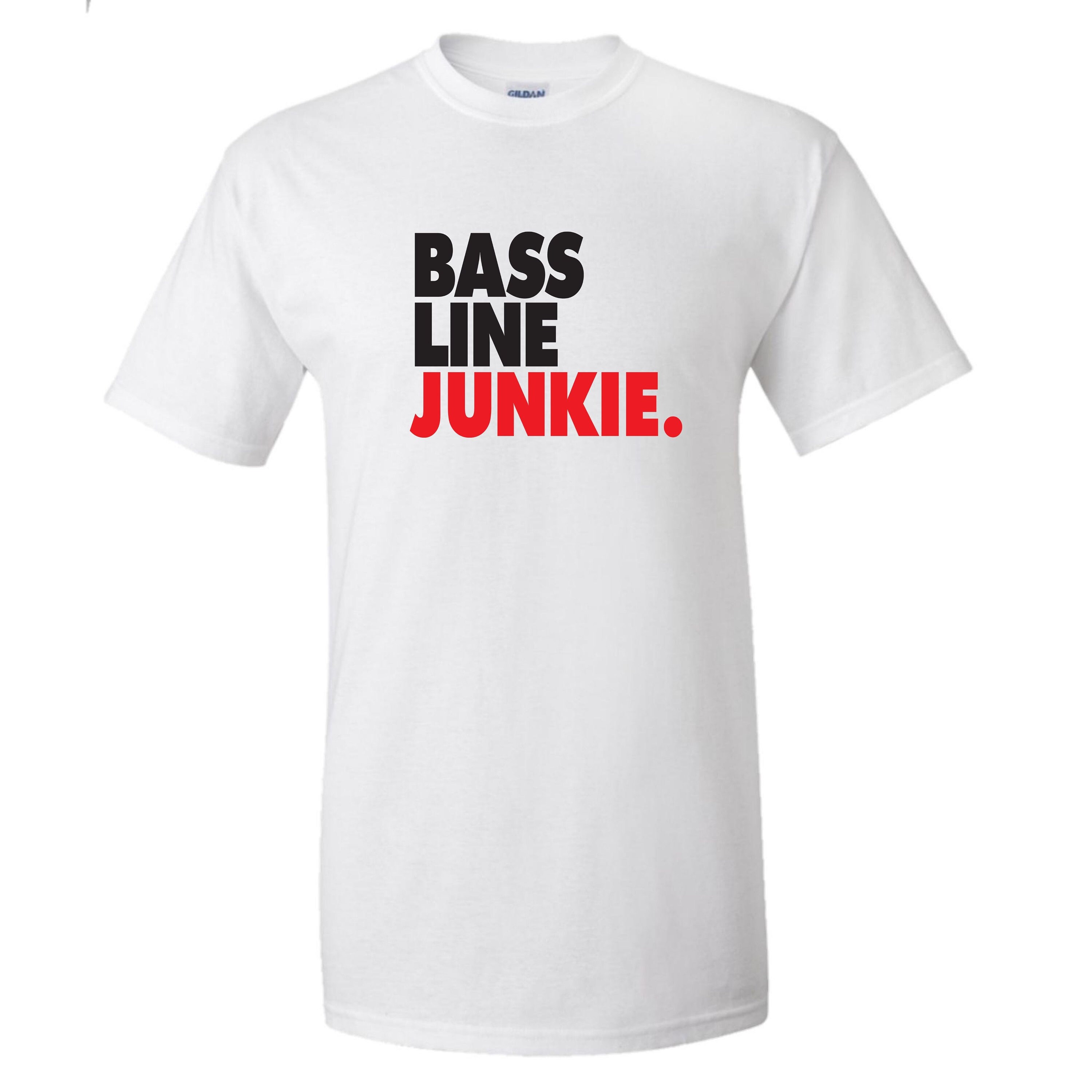 Image of Men's Bassline Junkie T/Shirt | Music Top Dj Mc Junglist