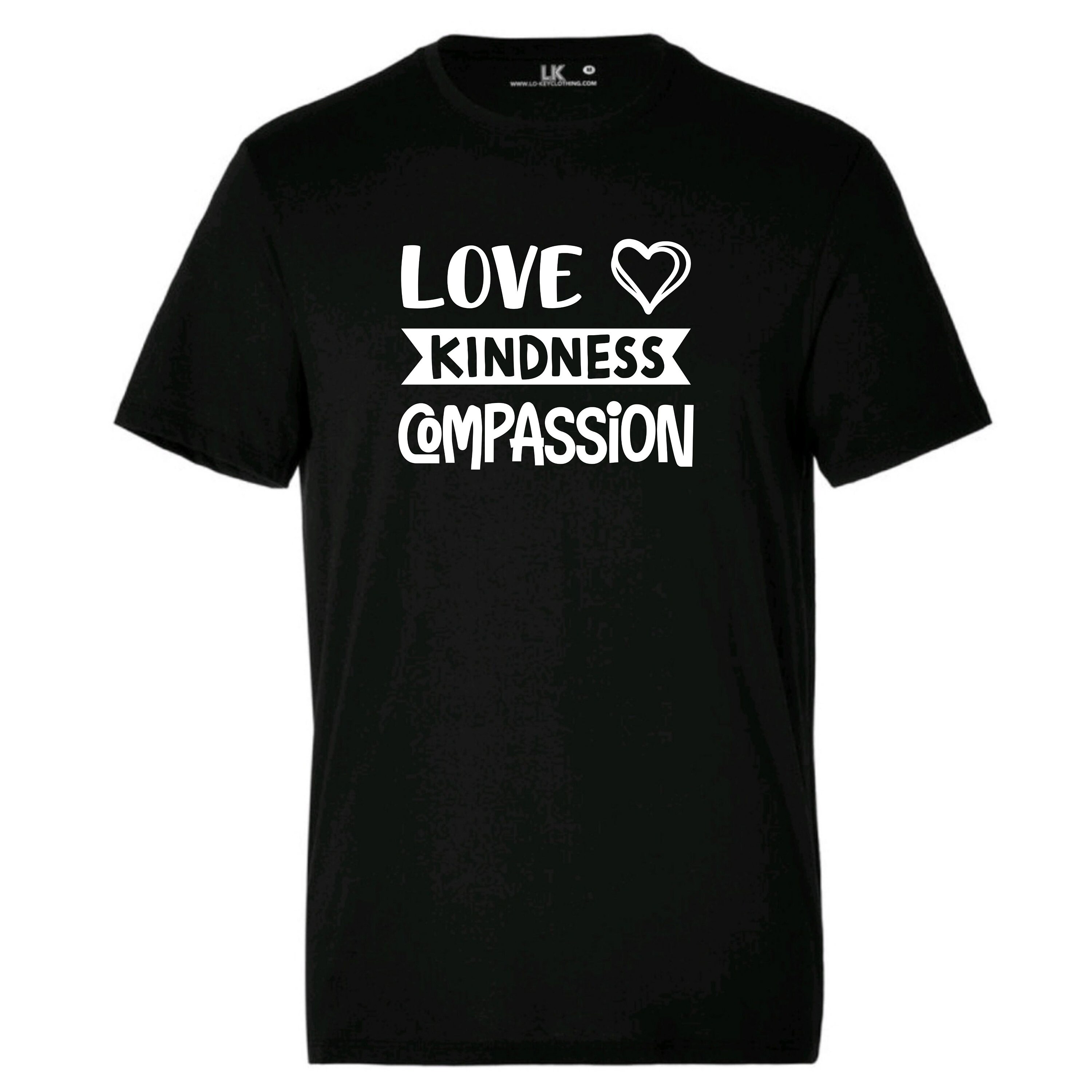 Image of Men's Love & Kindness Tshirt | Expression Tee Protest Human Rights