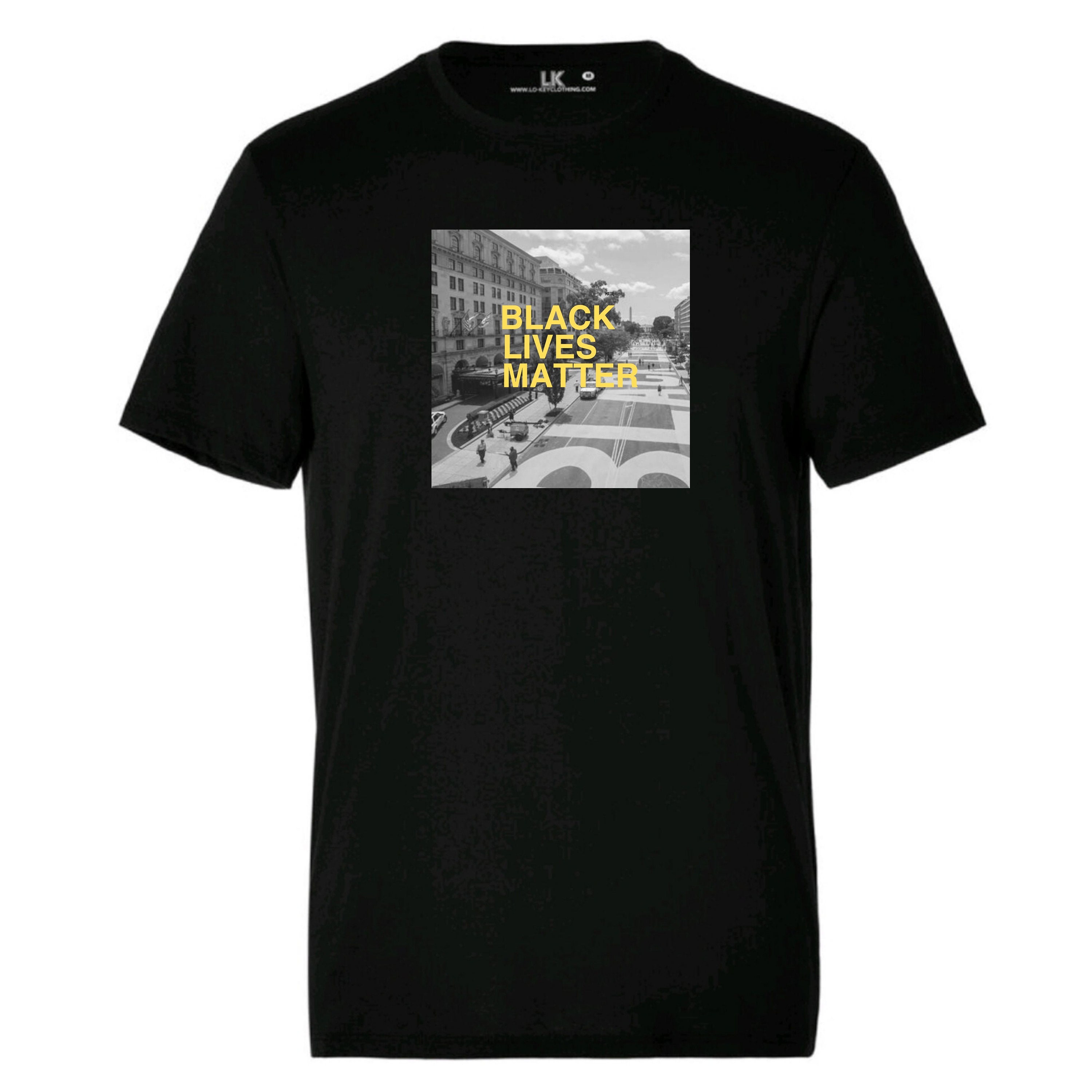 Image of Men's Black Lives Matter Street Tshirt Civil Rights Top Expression Tee Racial Equality History