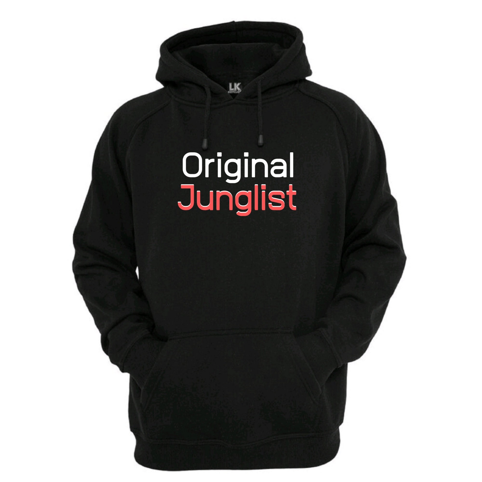 Original Junglist sudadera con capucha Drum y Bass Jungle Etsy