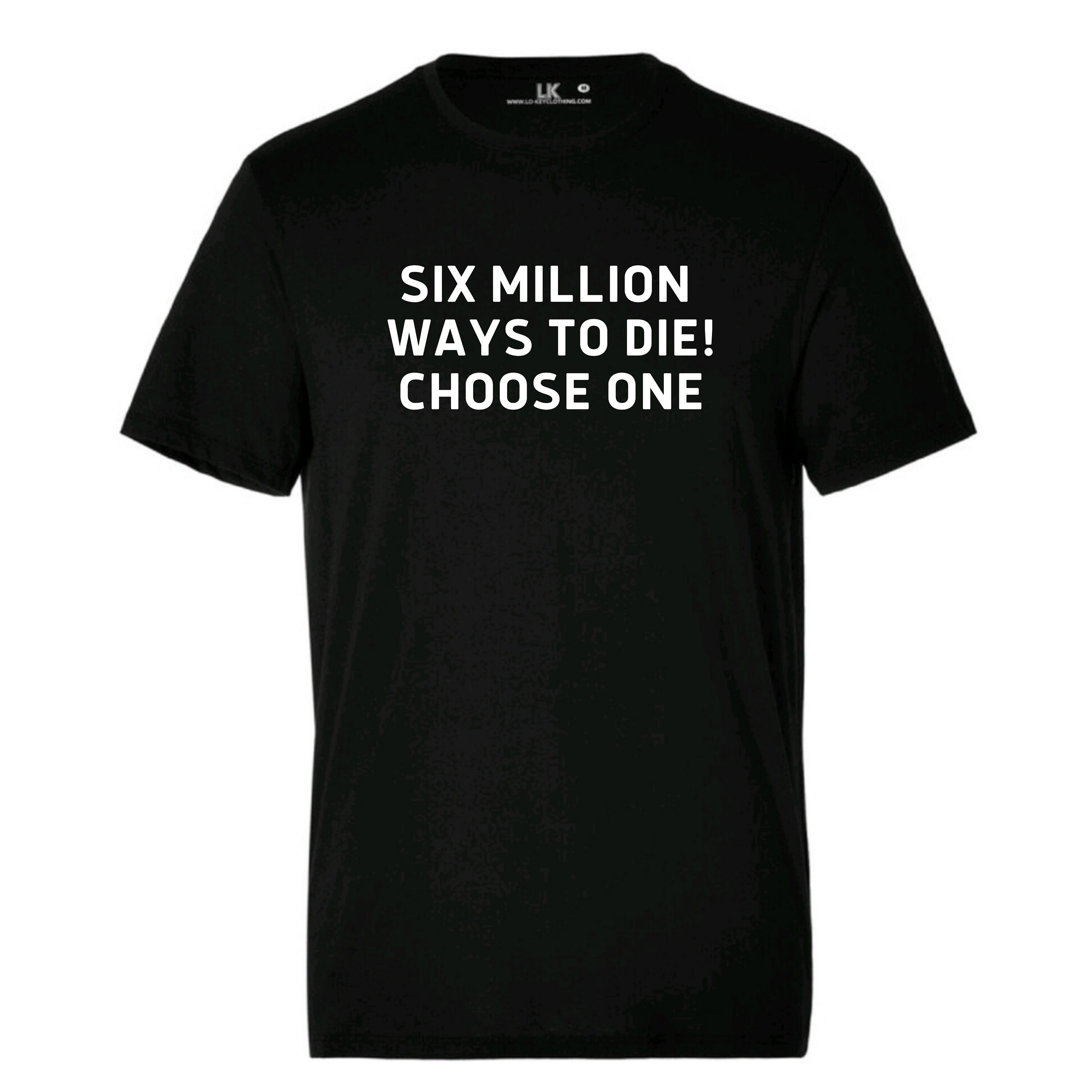 Image of Mens Six Million Ways Junglist Tshirt Jungle Drum & Bass Tee