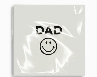 Iron-on patch | Dad, papa, family, MOM+DAD+MINI, smiley, iron-on application, upcycling idea