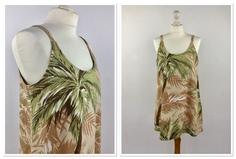 palm tree beach cover up