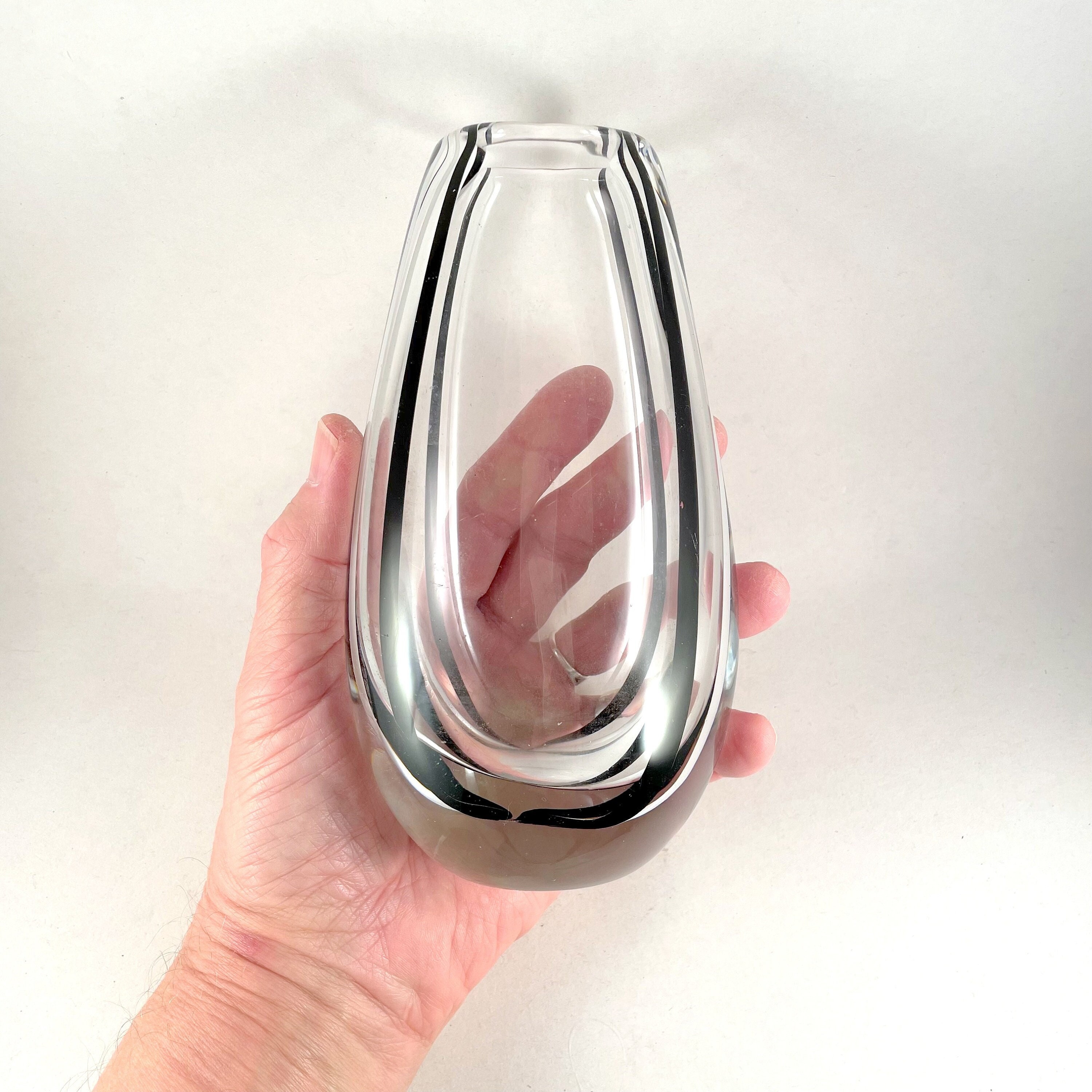 Kosta 46680 VICKE LINDSTRAND Sweden 花瓶 Vicke Lindstrand Striped Glass Vase / Kosta, Sweden, 1960's