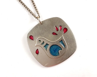 Monique Olivier Pendant Necklace, Quebec, Canada, 1960’s Vintage