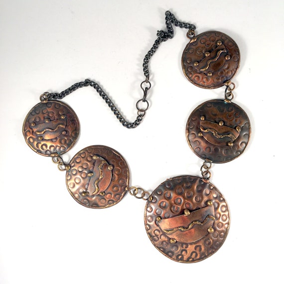 Brass cheap metal necklace