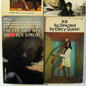1960s-1970s PULP FICTION Books