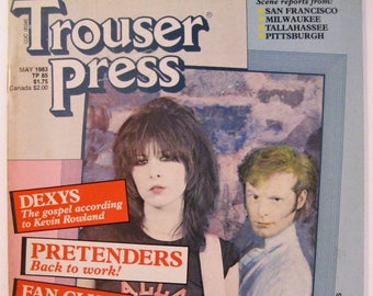 1983 TROUSER PRESS #85 The PRETENDERS (no flexi) B