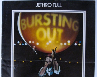 JETHRO TULL Tour Program 1978 Bursting Out Tour