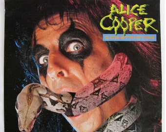 1986 ALICE COOPER PROMO Poster CoNSTRICTOR PoSTER