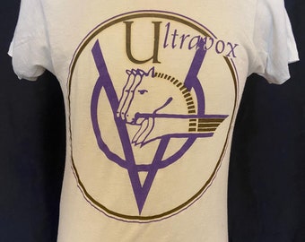 RARE Vintage 1981 ULTRAVOX Punk Rock New Wave Band T-SHIRT