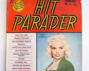 1957 HIT PARADER - JAYNE MANSFiELD