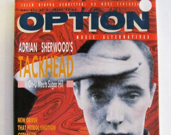 1987 OPTION MAGAzINE- NEW ORDER, FEELiES & MoRE