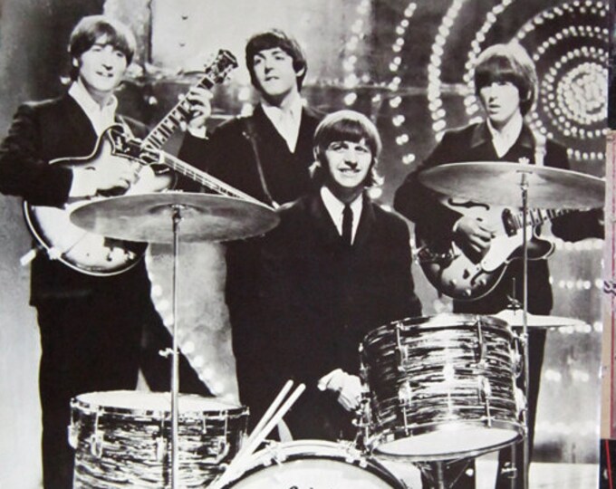 thumbnail interactive-video image 1 of The Beatles White Background Poster - Rare Hot New 22x34 - Gloss Paper 1 of 6