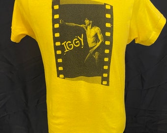 RARE Iggy Pop 1977 TRUE Vintage tee shirt