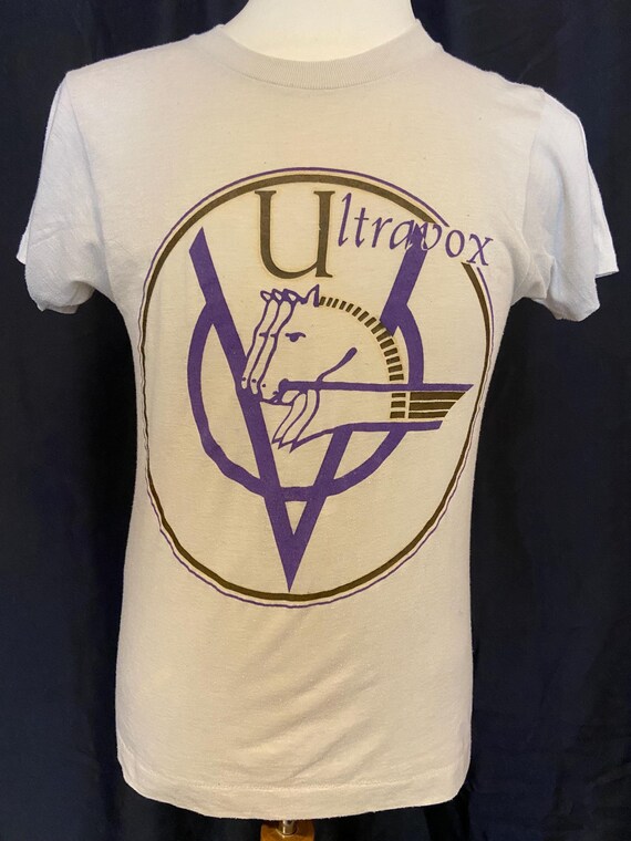 RARE Vintage 1981 ULTRAVOX Punk Rock New Wave Band T-SHIRT
