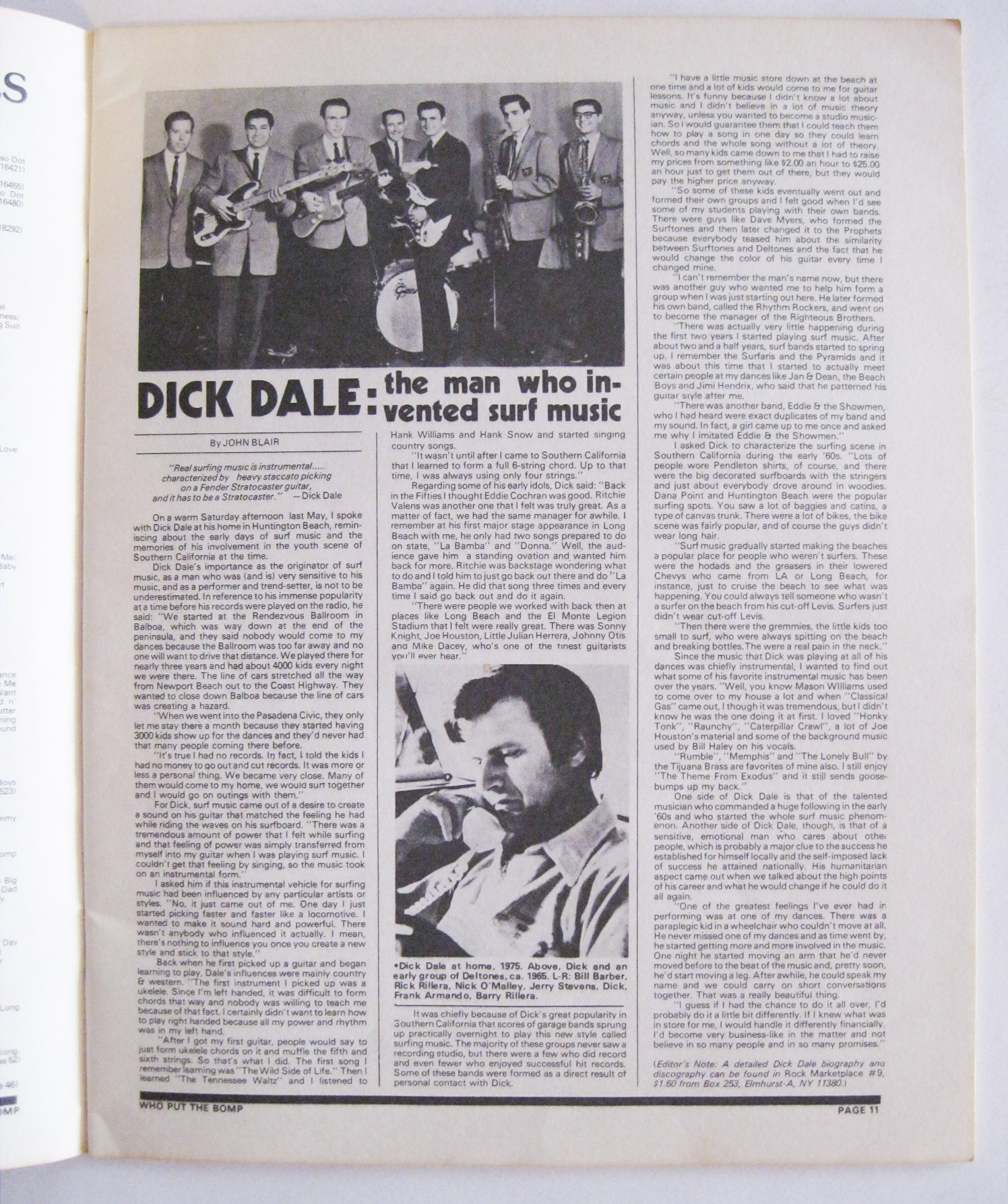 Bomp Magazine 1975
