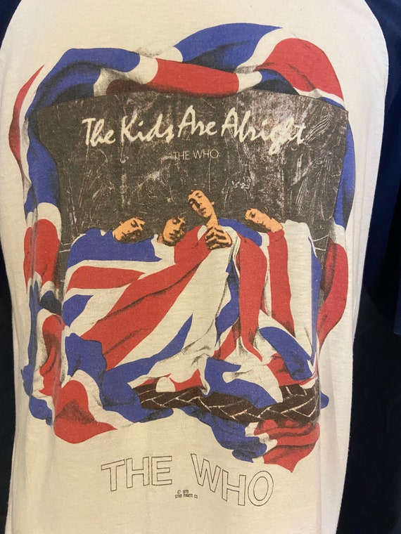 Vintage THE WHO "The Kids Are Alright" 1970s band 