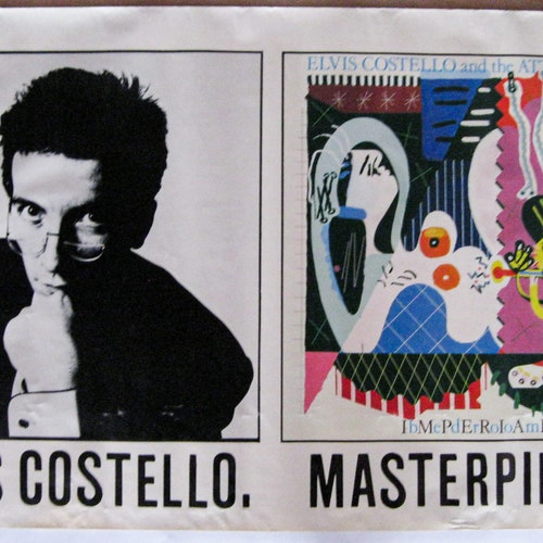 ELVIS COSTELLO Imperial Bedroom Promotional Poster shops Large