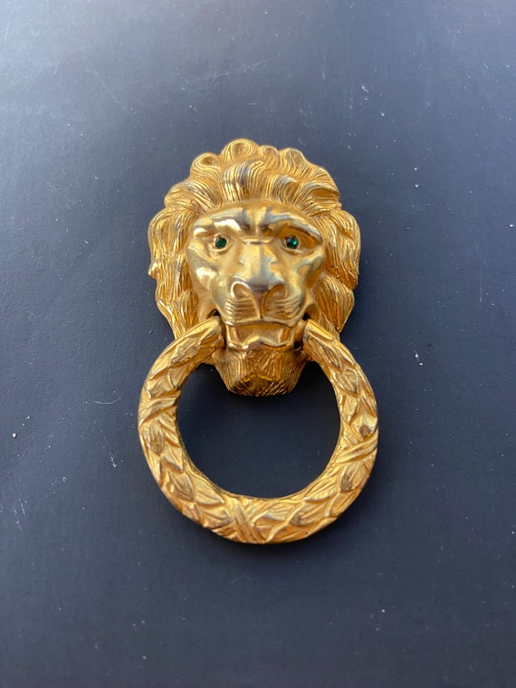 Rare Vintage 1960s CASTLECLIFF Lion head door knoc