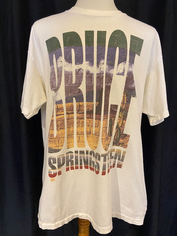 ビンテージ 90s Bruce Springsteen ツアーTシャツ USA製 古着 90s USA製 Bruce Springsteen 「World Tour 1992-93