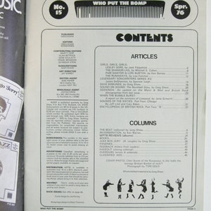 Bomp Magazine 1976 BOMP! GIRLS! GIRLS! Girls! - Etsy