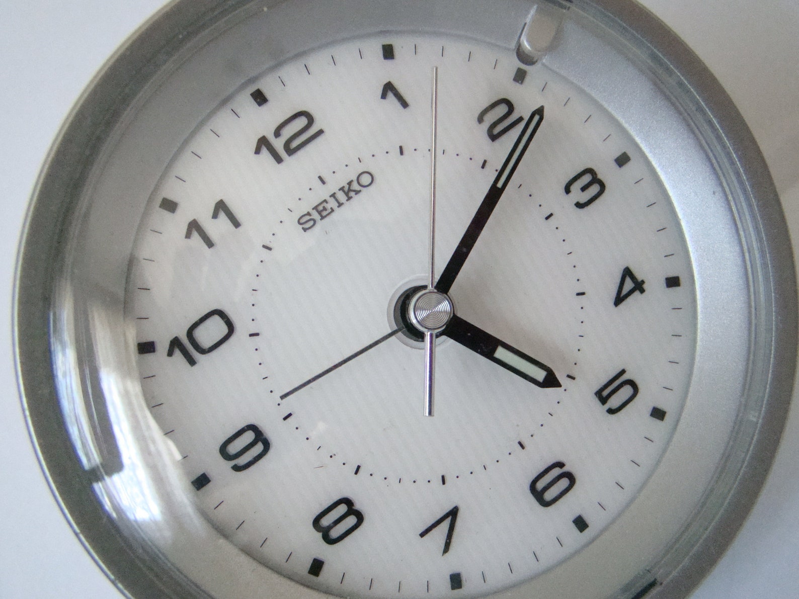 Vintage Seiko alarm desk clock Japan made quartz movement Etsy