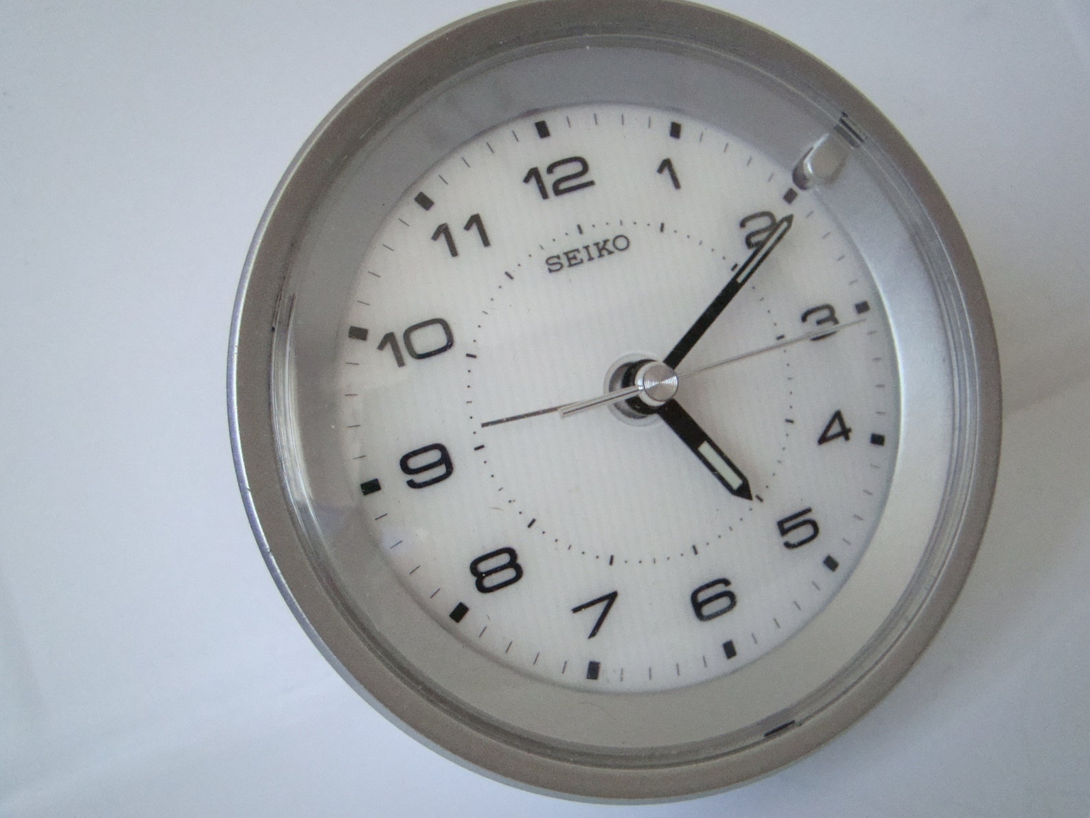 Vintage Seiko alarm desk clock Japan made quartz movement Etsy