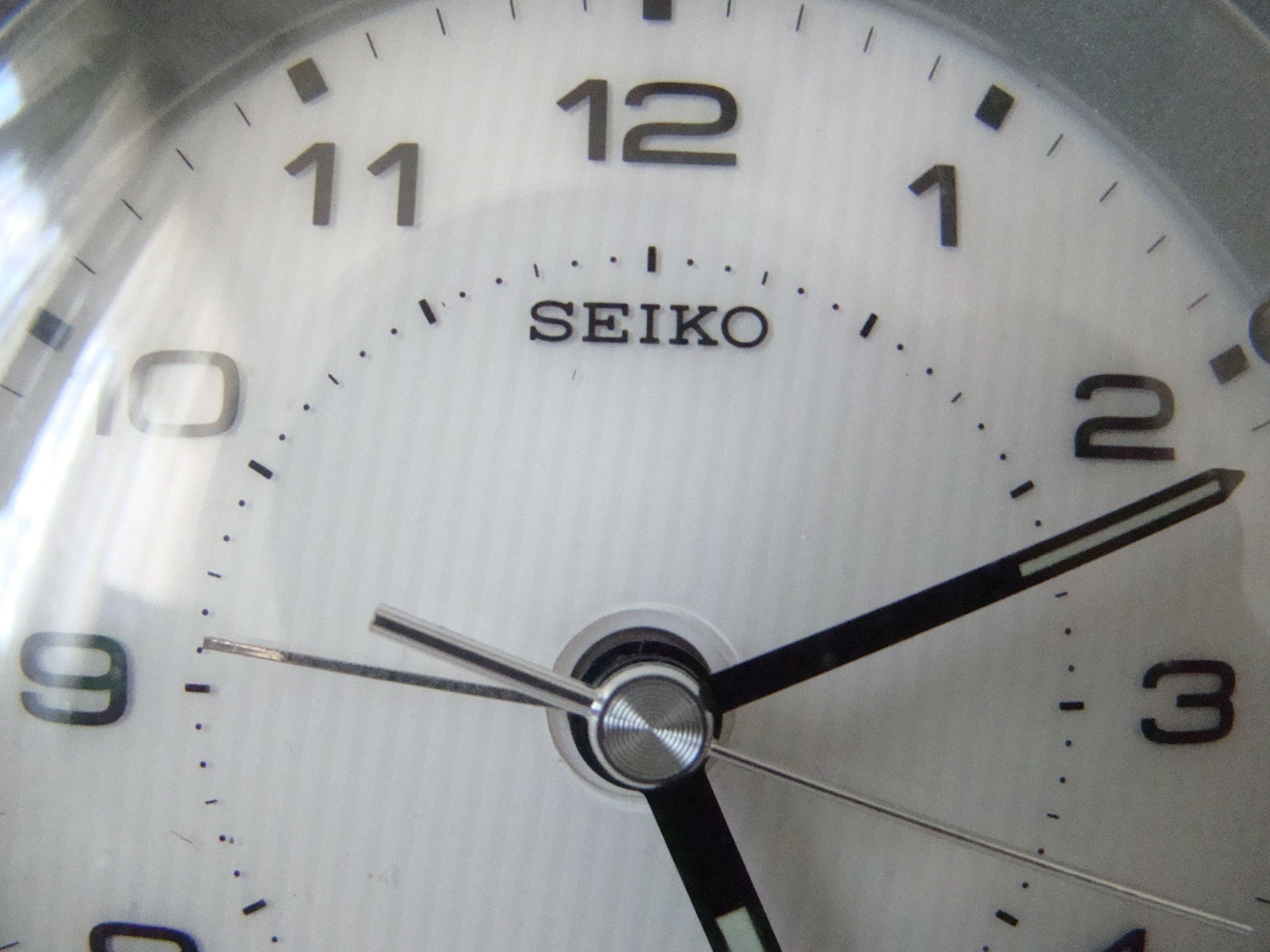 Vintage Seiko alarm desk clock Japan made quartz movement Etsy