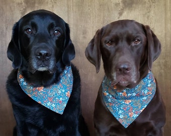 Fall harvest snap on bandana dog bandana pet bandana