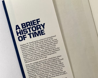 vintage book | A Brief History of Time by Stephen Hawking published 1988