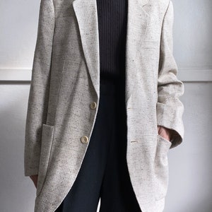 vintage woven menswear blazer image 1