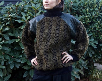 vintage 1980s oversized sweater