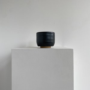 handmade black ceramic bowl image 5