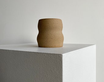 handmade stoneware cup / ceramic vessel