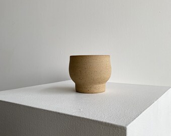 handmade stoneware vessel