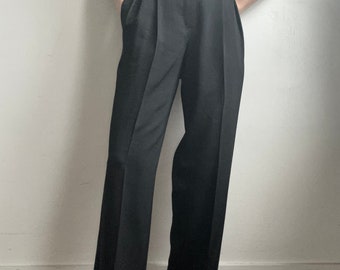 Vintage black crisp Escada trousers size 38 / 8