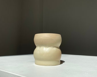 handmade porcelain ceramic contour vessel