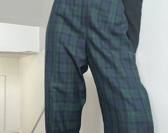 Vintage plaid Pendleton trousers