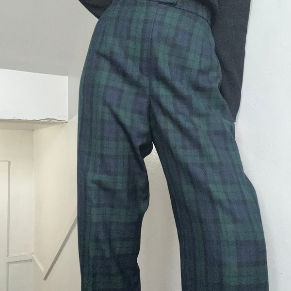 Vintage plaid Pendleton trousers